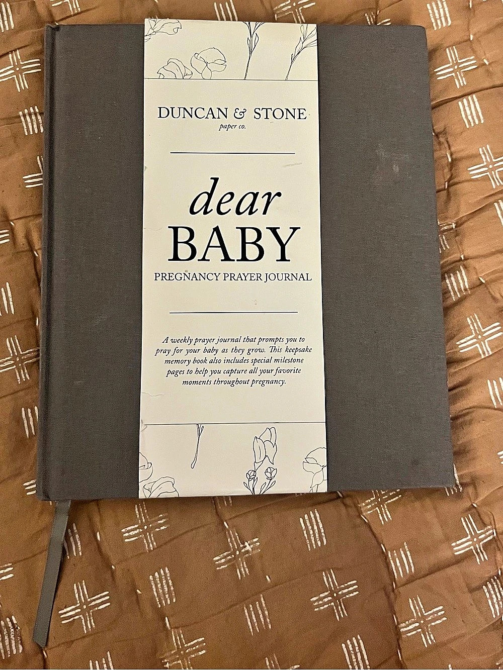 Dear Baby: Pregnancy Prayer Journal by Duncan & Stone Paper Co.